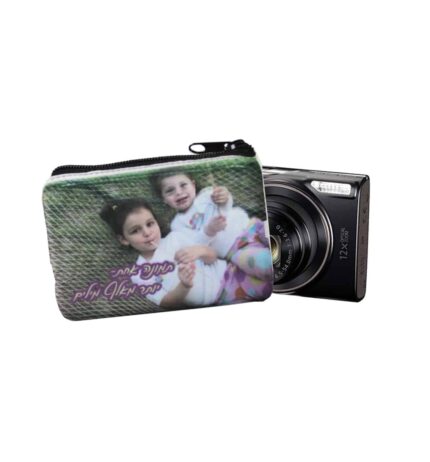 פוטוגיפט, נרתיק למצלמה בהדפסה אישית מתאים למתנה לכלת בת מצוה, מתנה לנכדים
