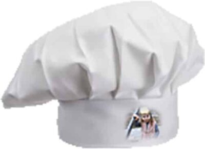 פוטוגיפט, כובע לטבח בהדפסה אישית מתאים למתנה לילדי הגן לפורים, מתנה לשף